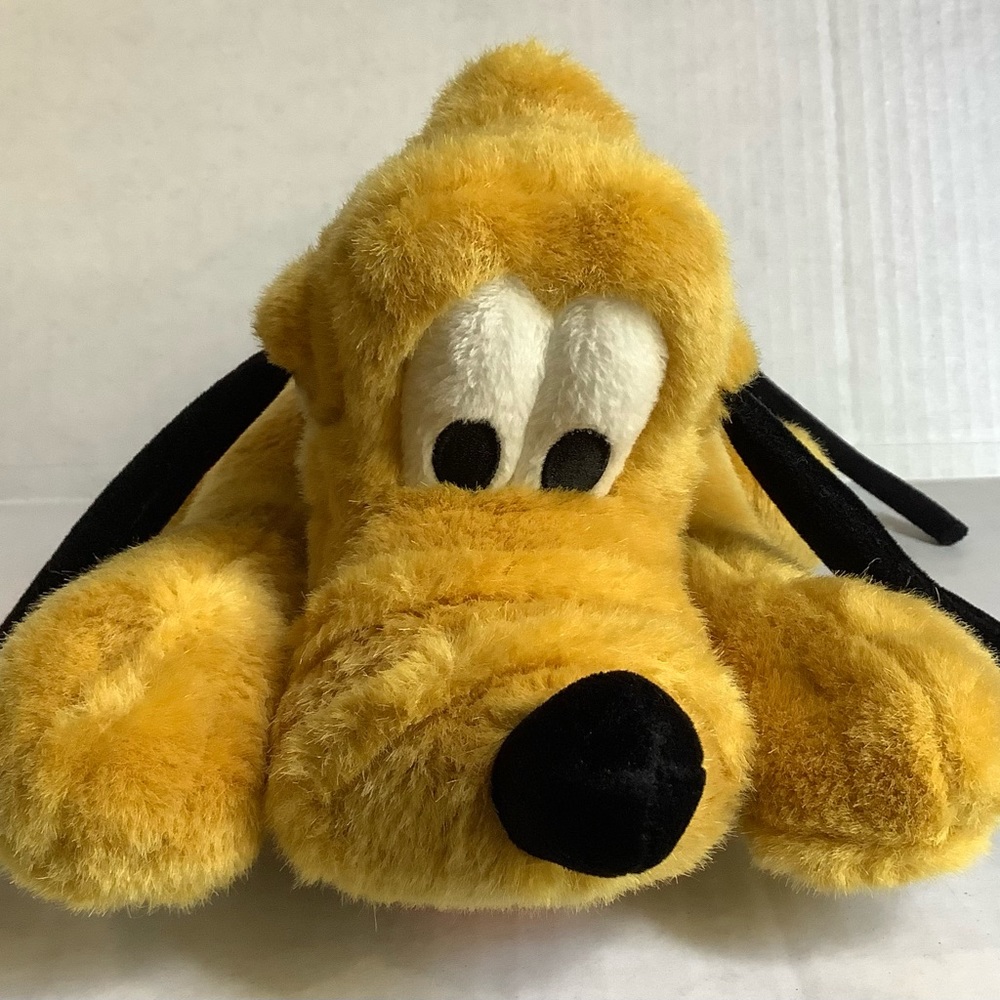 Disney Pluto Medium Plush Plastic Squeaker